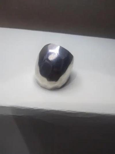 Sterling Silver Dome Shaped Ring size 6 5