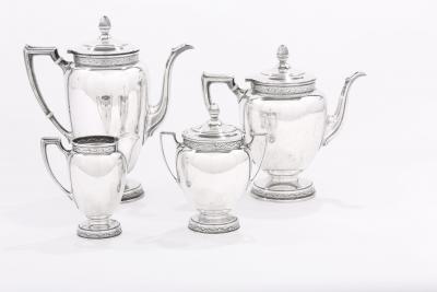 Sterling Silver Four Piece Tea Coffee Service