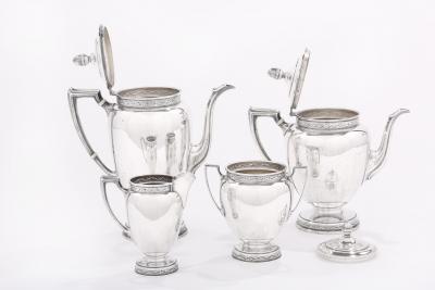 Sterling Silver Four Piece Tea Coffee Service