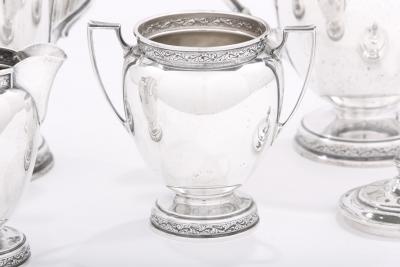 Sterling Silver Four Piece Tea Coffee Service