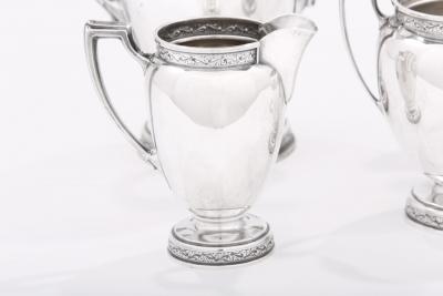 Sterling Silver Four Piece Tea Coffee Service