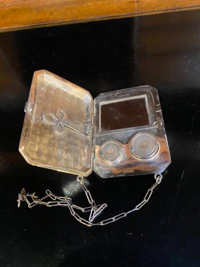 Sterling Silver Necessaire or Compact