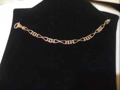 Sterling Silver Pierced Filligree 7 Link Bracelet