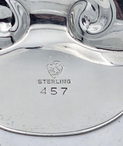 Sterling Silver Shell Dish U S A circa 1950