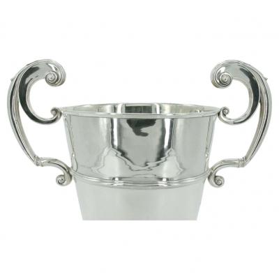 Sterling Silver Two Handled Birmingham Wine Cooler