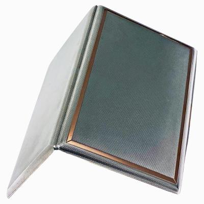 Sterling Silver and Gold Cigarette or Card Case London 1960 Padgett and Braham