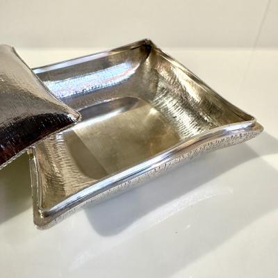 Sterling silver box by Ilario Pradella Italy 1970s