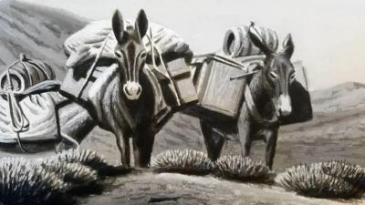 Stevan Dohanos Water Hunters Cowboys in the Old West