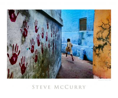 Steve McCurry Boy In Mid Flight