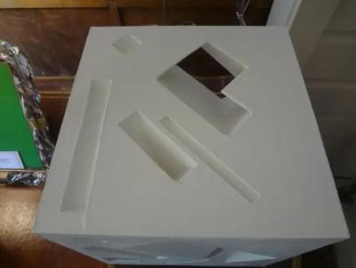 Steve Upham Mid Century Modern Abstract Cube Sculpture Signed Steve Upham