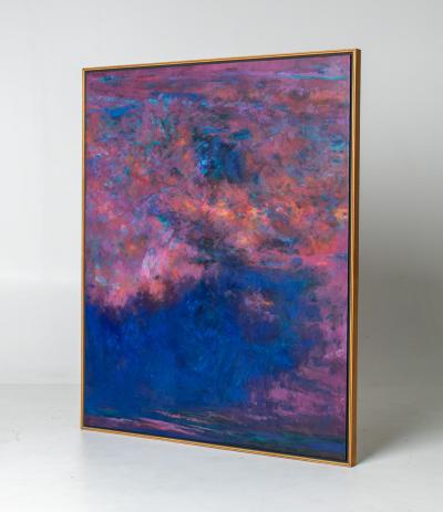 Steven Barbash Out From Tigelman s Island Painting by Steven Barbash 1968 Oil on Canvas