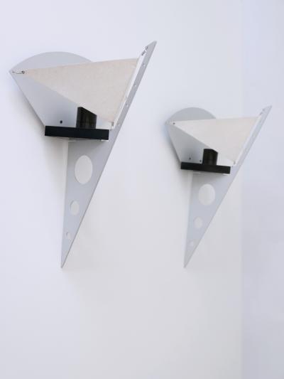 Steven Lombardi Set of Two Filicudara Sconces by Steve Lombarti f r Artemide Italy 1980s