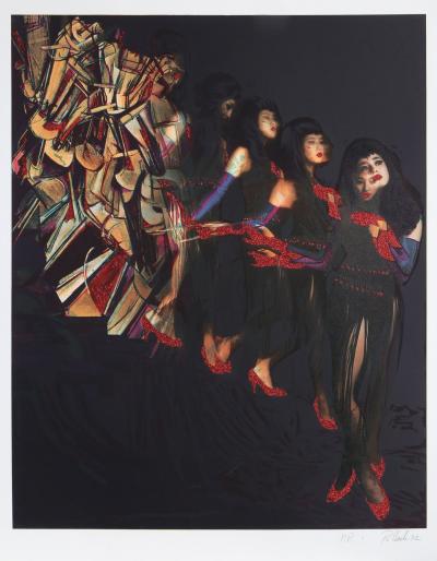Steven Pollack Rie Miyazawa Descending a Staircase after Duchamp 