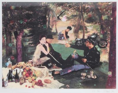 Steven Pollack Rie Miyazawa le Dejeuner sur l Herbe after Manet 