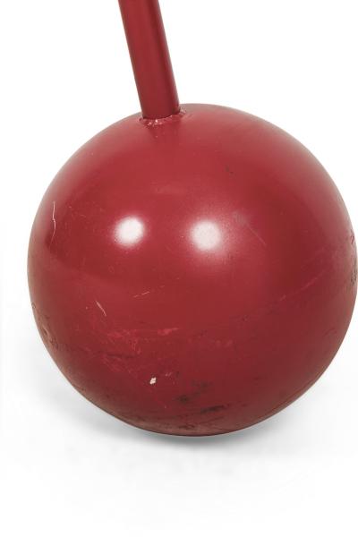 Steven Sebring American Contemporary Enameled Iron Red Easel