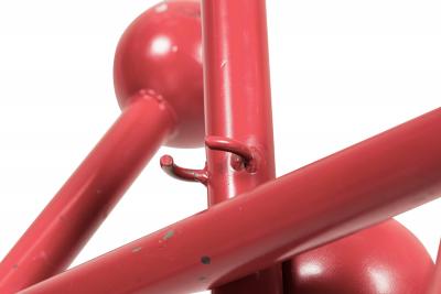 Steven Sebring American Contemporary Enameled Iron Red Easel