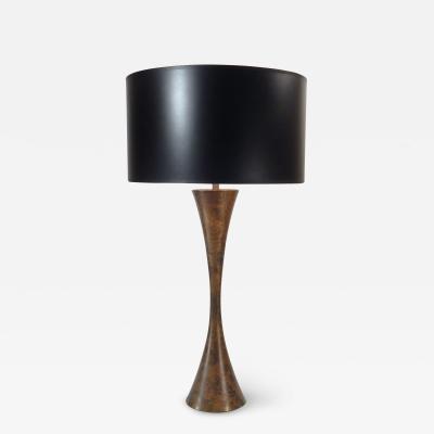 Stewart Ross James Stewart Ross James Bronze Hourglass Table Lamp