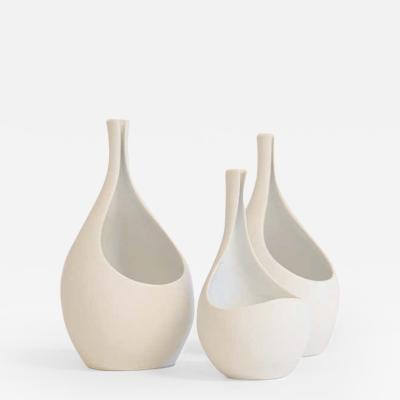 Stig Lindberg Midcentury Ceramic Collection of Pungo Vases Stig Lindberg Gustavsberg 1950s