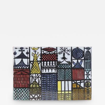 Stig Lindberg Painted Ceramic vase