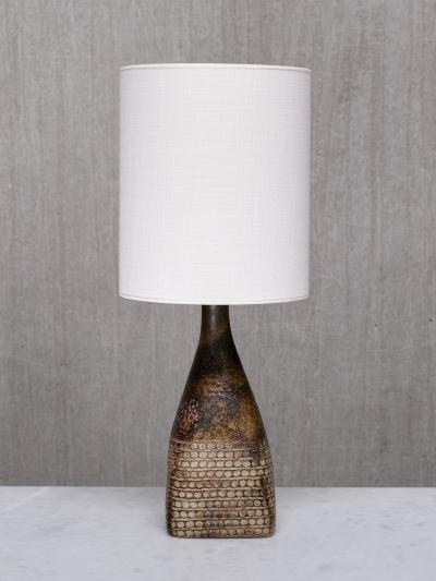 Stig Lindberg Stig Lindberg Textured Stoneware Table Lamp Studiohanden Gustavsberg 1950s