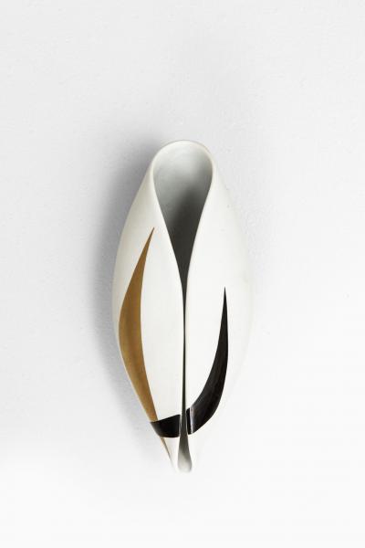 Stig Lindberg Vase Model Veckla Produced by Gustavsberg