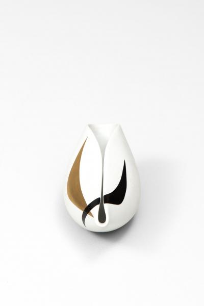 Stig Lindberg Vase Model Veckla Produced by Gustavsberg