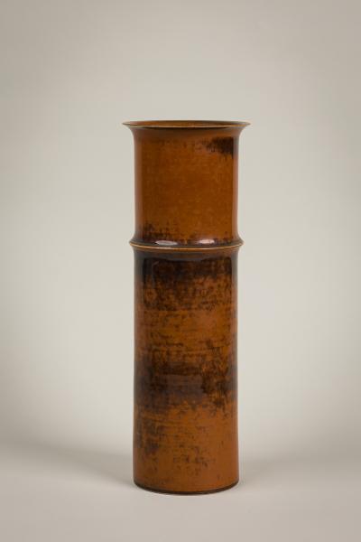 Stig Lindberg for Gustavsberg Swedish Mid Century Ceramic Cylindrical Vase