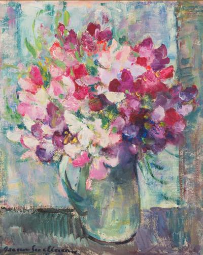 Still Life Flowers In A Jug Anna Snellman 1884 1962 Finland