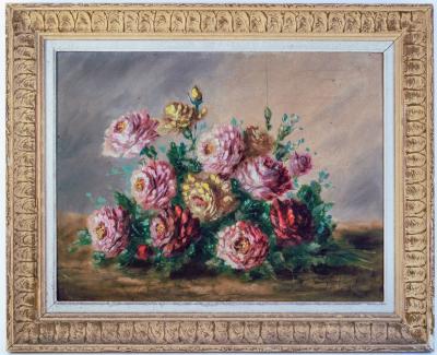 Still Life with Roses by Lucie Verneuil c 1920s