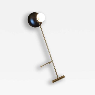 Stilnovo style Desk Lamp Black Enamelled Metal Shade