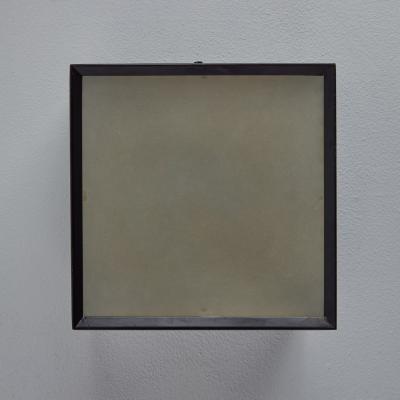 Stilux Milano 1950s Stilux Perforated Metal Glass Ceiling Lamp In The Manner of Bruno Gatta