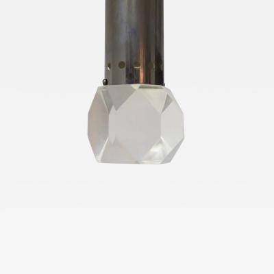 Stilux Milano Stilux Mid Century Pendant in Aluminum and Glass