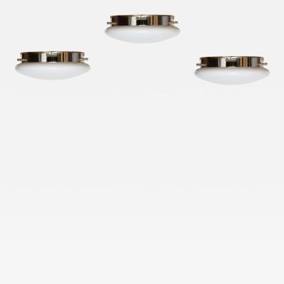 Stilux Milano Stilux style flush mount ceiling or wall lights Italy 1960s