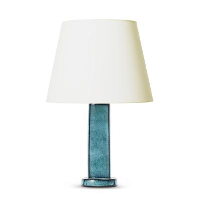 Stogo Keramik Danish Modern Table Lamp in Turquoise Glaze by STOGO