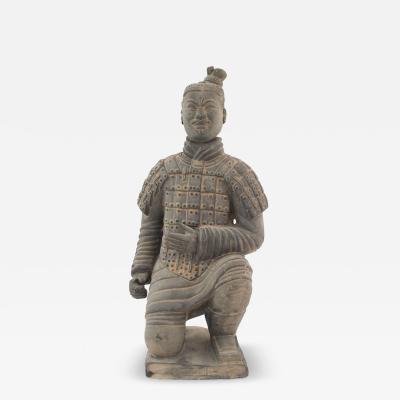Stone Chinese Soldier Statue