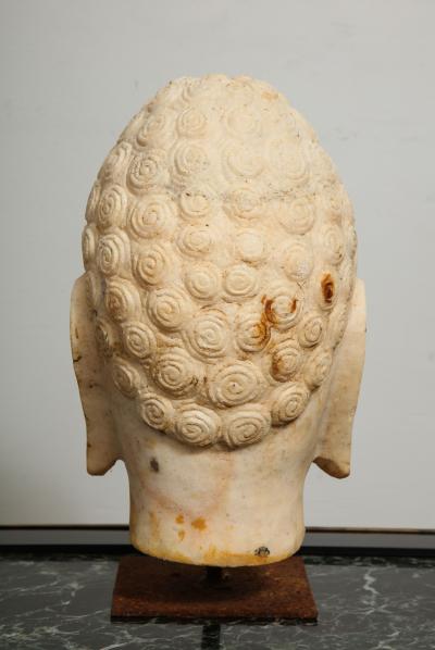 Stone Sculpture of Buddha Head