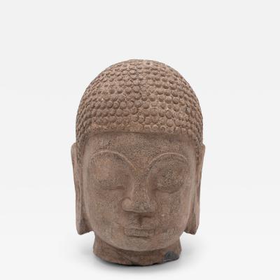 Stone Shakyamuni Buddha Head