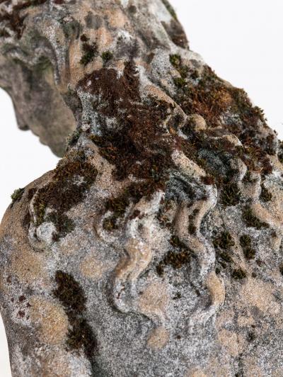 Stone Weathered Garden Statue of Maiden or Goddess England Mid 20th C