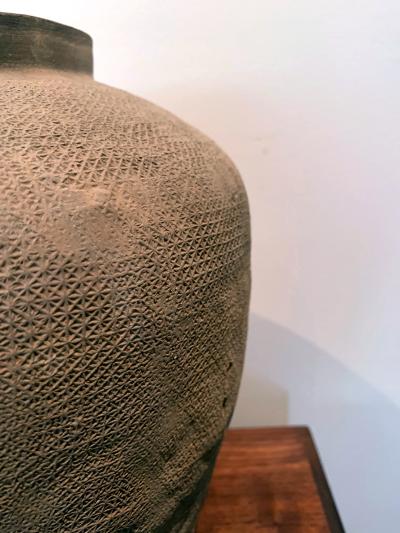 Stoneware Storage Jar China East Zhou Dynasty