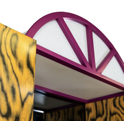 Storage Unit with Light and Mirror by Studio Mundici for Area Casa 1980s