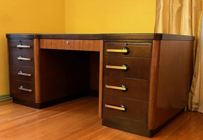 Stow Davis Art Deco Executive Desk Timeless Design