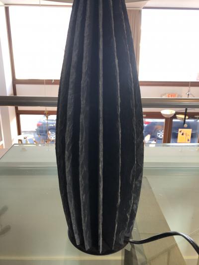 Strata Slate Vertical Ridged Table Lamp