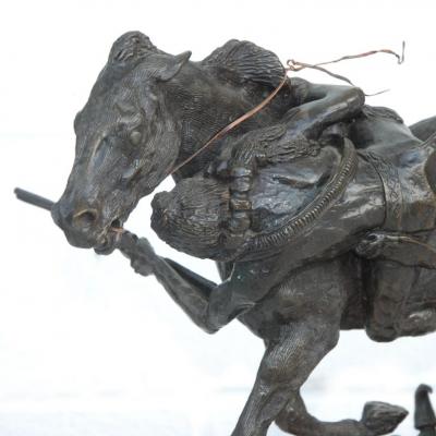 Strategy Bronze Sculpture by Jack Bryant
