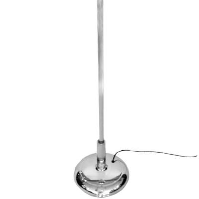 Streamline 1930s Chrome Two Tier Torchiere Floor Lamp