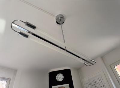 Streamline Moderne Ceiling lamp chrome and Neon tubes Germany circa 1935