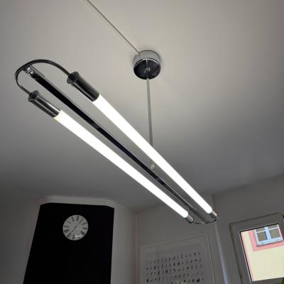 Streamline Moderne Ceiling lamp chrome and Neon tubes Germany circa 1935