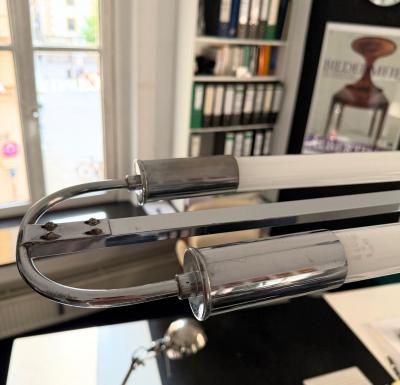 Streamline Moderne Ceiling lamp chrome and Neon tubes Germany circa 1935