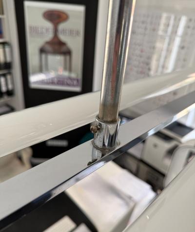 Streamline Moderne Ceiling lamp chrome and Neon tubes Germany circa 1935