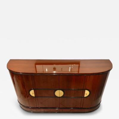 Streamline Moderne French Art Deco Cabinet
