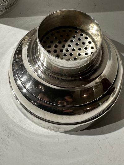 Streamlined Cocktail Shaker in Silverplate